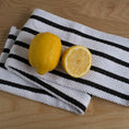 Load image into Gallery viewer, Basketweave Black Kitchen Towel