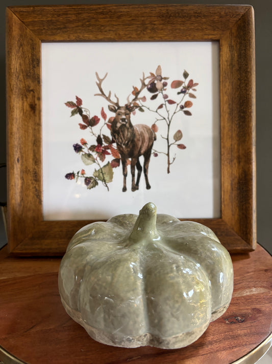 Woodland Elk Print | Framed 8x8 Artwork