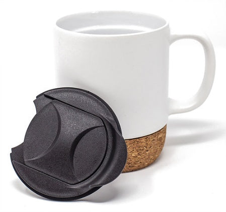 BB Signature White Cork Bottom Coffee Mug