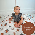 Load image into Gallery viewer, Baby Muslin Swaddle Blanket 47x47 Better In Boots