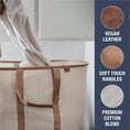 Load image into Gallery viewer, Collapsible Laundry Basket Tote LUXE