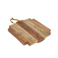 Load image into Gallery viewer, Florence Pieced Square Cutting Board Natural Mango Wood