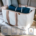 Load image into Gallery viewer, Collapsible Laundry Basket Tote LUXE