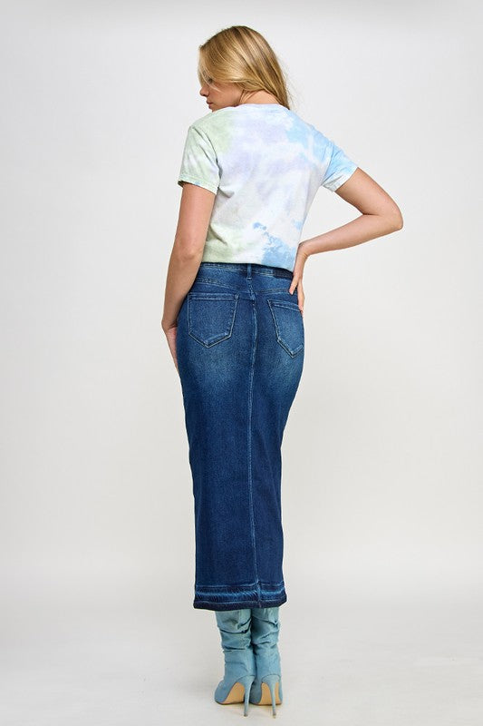 Released Hem Maxi Skirt