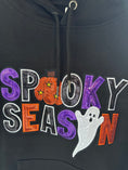 Load image into Gallery viewer, Spooky Season Sequin Halloweed Hoodie - Black