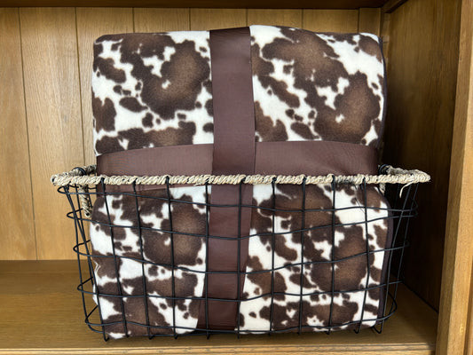 Cow Print Blanket