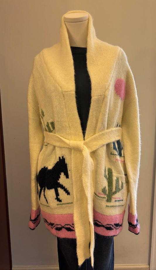 Painted Desert Robe Sweater