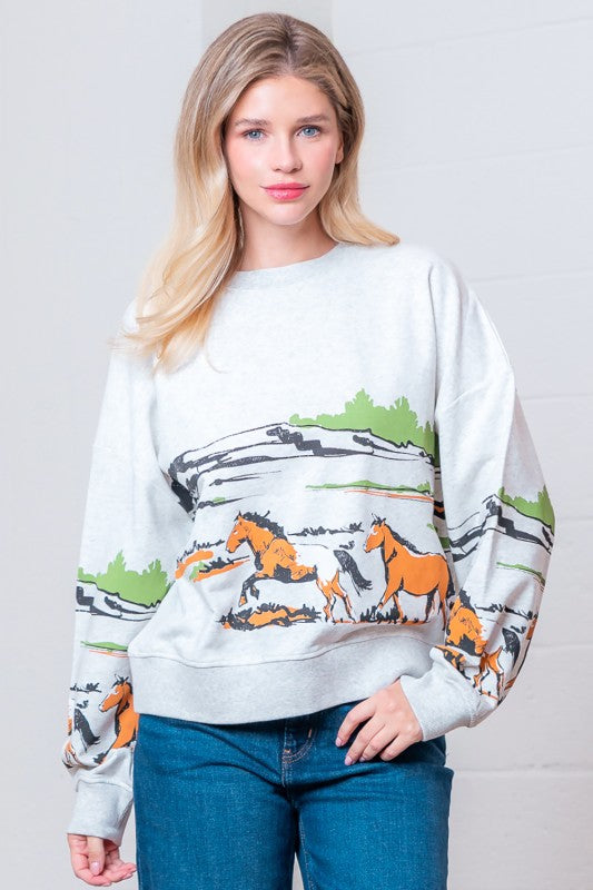 Wild Meadow Crew Sweatshirt