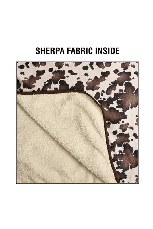 Cow Print Blanket