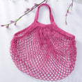 Load image into Gallery viewer, Eco-Friendly Cotton Mesh Tote – Reusable & Organic