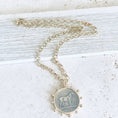 Load image into Gallery viewer, Legacy Horse Coin Pendant Gold Plated Necklace