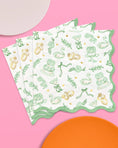 Load image into Gallery viewer, Bach Napkins Green Pattern | bachelorette, bridal, sage