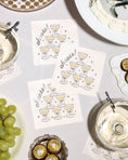 Load image into Gallery viewer, Gold Cheers Coupe Napkins | gold foil, party, celebration