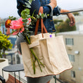 Load image into Gallery viewer, Heavy Canvas Tote Bag | Reusable Multi-Pocket Market Tote