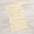 Load image into Gallery viewer, Basketweave Lemon Yellow Dishtowel
