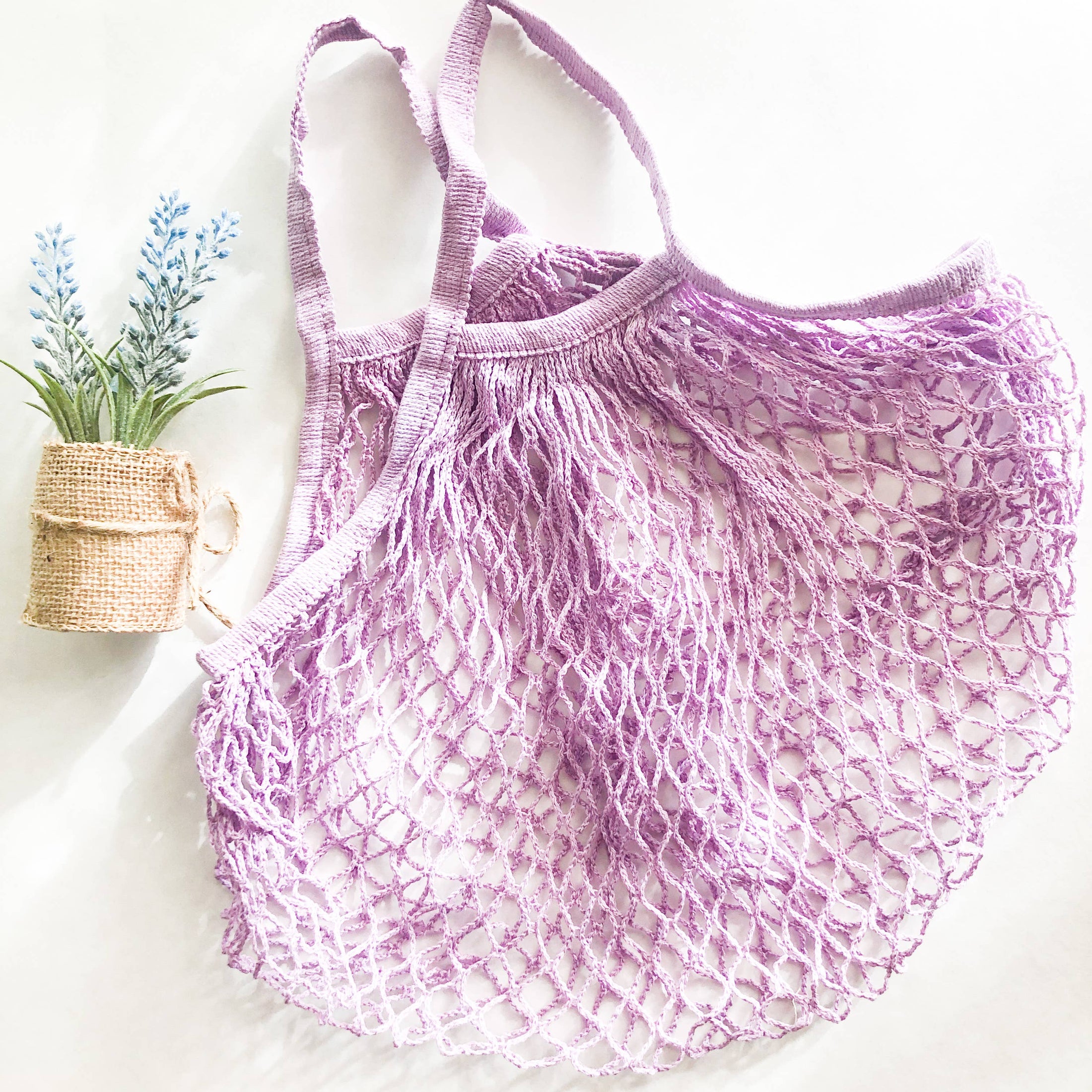 Eco-Friendly Cotton Mesh Tote – Reusable & Organic