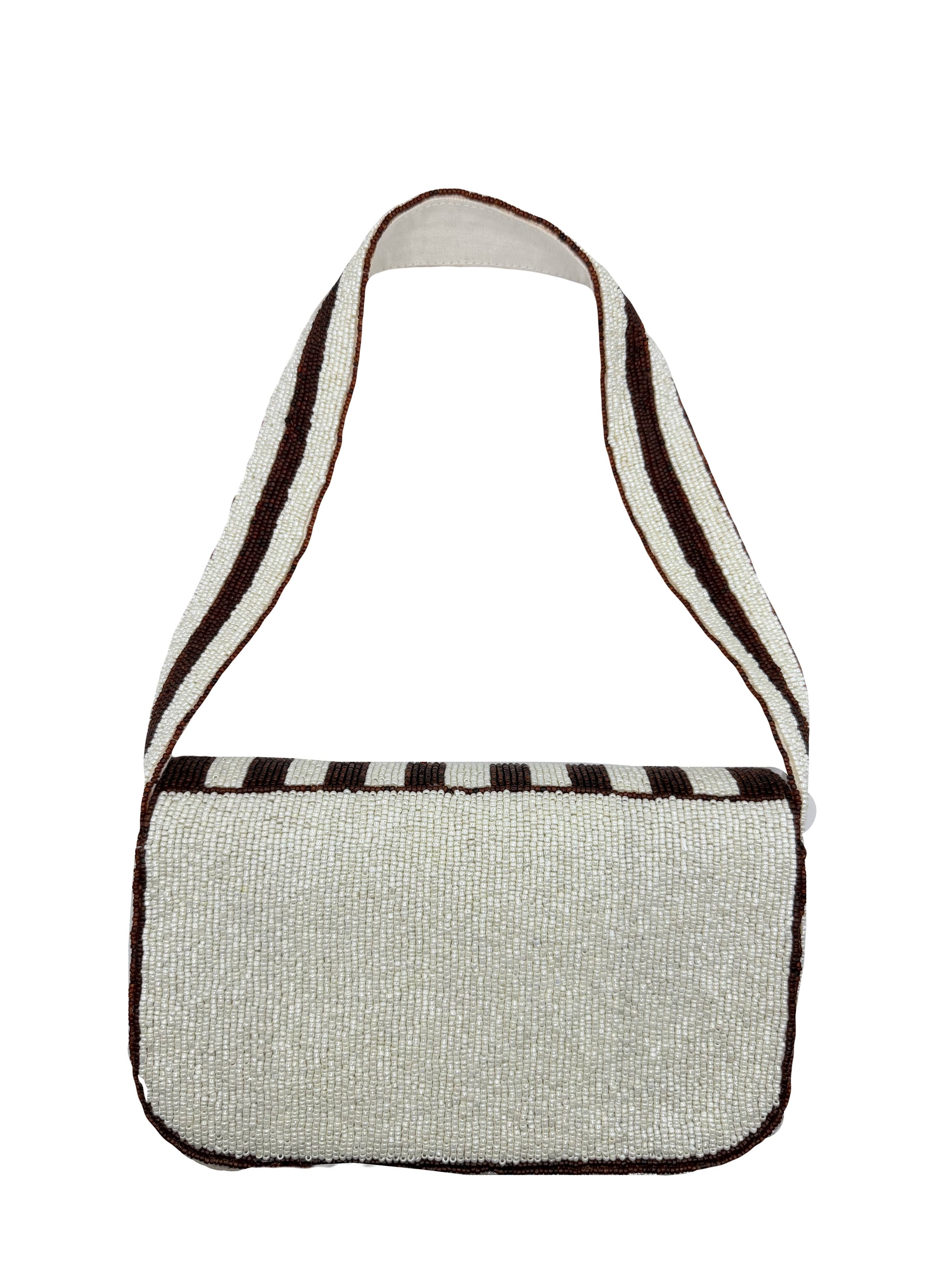 Espresso Martini Double Sided Beaded Shoulder Going Out Bag