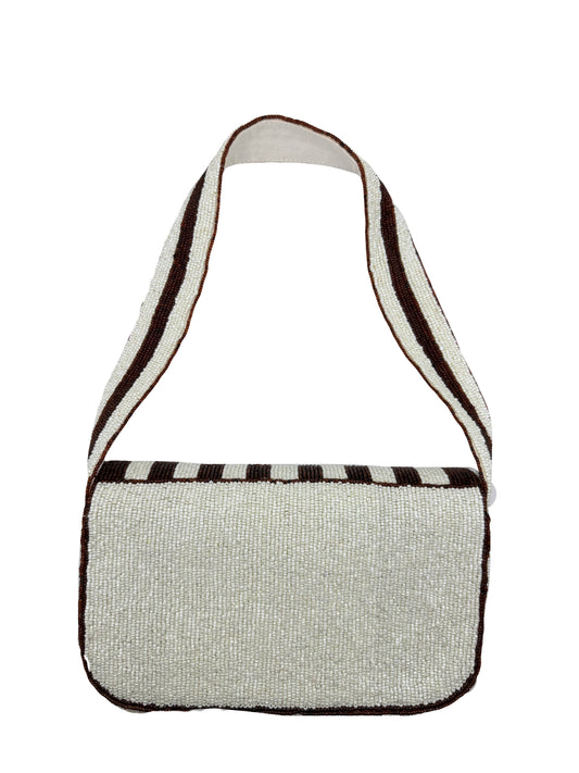 Espresso Martini Double Sided Beaded Shoulder Going Out Bag