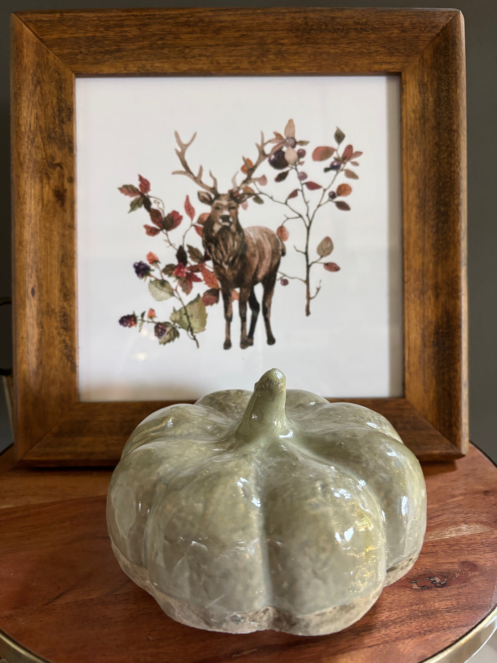 Woodland Elk Print | Framed 8x8 Artwork