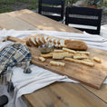 Load image into Gallery viewer, Prairie 38 Inch Oversized Cutting Board Acacia Wood & Jute
