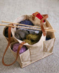 Load image into Gallery viewer, Heavy Canvas Tote Bag | Reusable Multi-Pocket Market Tote
