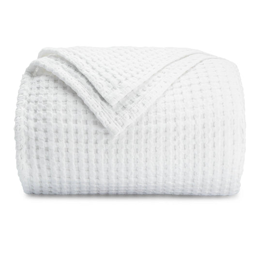 Waffle Blanket for Adults, Soft Bed Blanket by Comfy Cubs