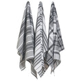 Load image into Gallery viewer, Black Jumbo Dishtowels Set of 3
