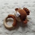 Load image into Gallery viewer, Highland Cow Hand Crochet Rattle
