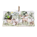 Load image into Gallery viewer, Forest Friends 10-Page Crinkle Soft Cloth Baby Book Teether
