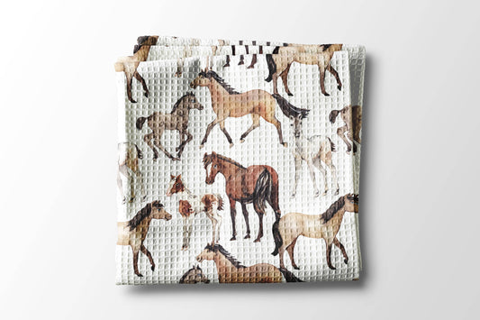 Ponies Kitchen Towel