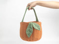 Load image into Gallery viewer, Pumpkin Basket | Quilted Storage Basket | Halloween Basket
