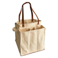 Load image into Gallery viewer, Heavy Canvas Tote Bag | Reusable Multi-Pocket Market Tote
