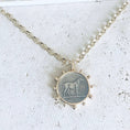 Load image into Gallery viewer, Legacy Horse Coin Pendant Gold Plated Necklace
