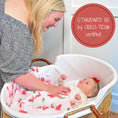 Load image into Gallery viewer, Santa & Reindeer Cotton Muslin Swaddle Blanket
