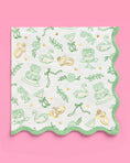 Load image into Gallery viewer, Bach Napkins Green Pattern | bachelorette, bridal, sage

