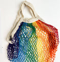 Load image into Gallery viewer, Eco-Friendly Cotton Mesh Tote – Reusable & Organic
