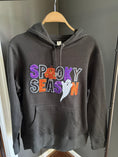 Load image into Gallery viewer, Spooky Season Sequin Halloweed Hoodie - Black
