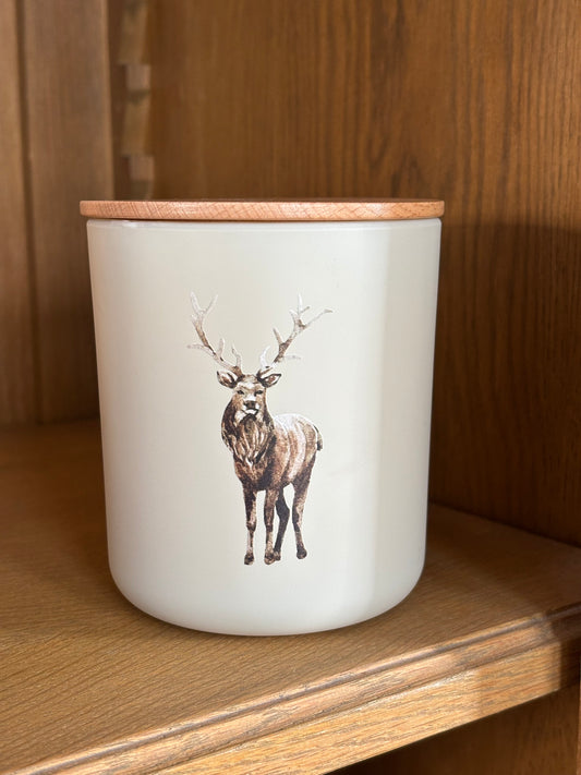 Woodland Elk Boxed Soy Candle - Lavender Driftwood
