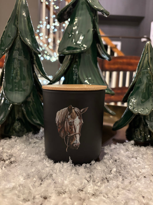 Heritage Horse Boxed Soy Candle - Lavender Driftwood