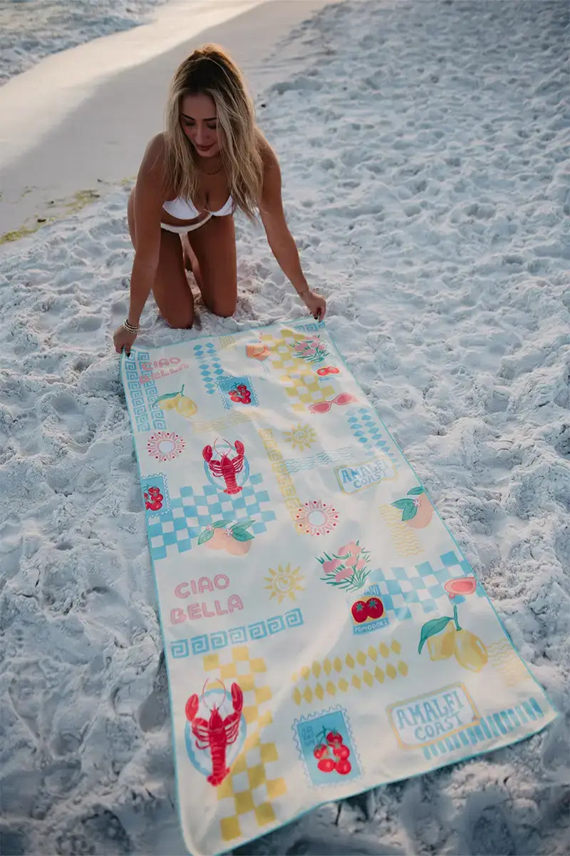 Italian Summer Wholesale Reversible Microfiber Towel