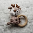 Load image into Gallery viewer, Deer Hand Crochet Rattle
