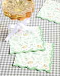 Load image into Gallery viewer, Bach Napkins Green Pattern | bachelorette, bridal, sage
