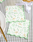 Load image into Gallery viewer, Bach Napkins Green Pattern | bachelorette, bridal, sage

