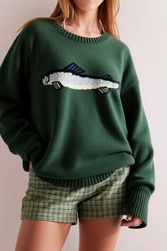 Green Carp Sweater