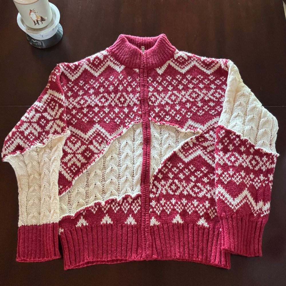 Fair Isle Sweater - Red