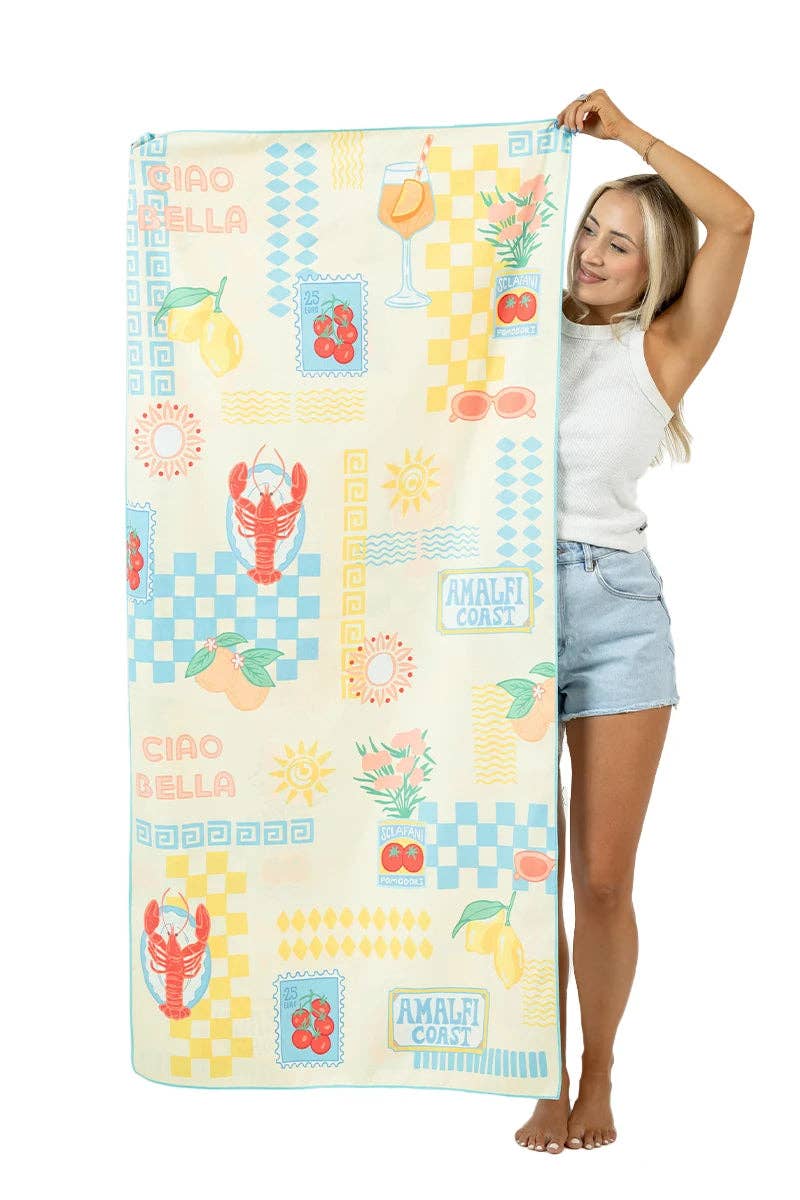 Italian Summer Wholesale Reversible Microfiber Towel