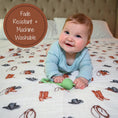 Load image into Gallery viewer, Baby Muslin Swaddle Blanket 47x47  Better In Boots
