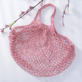 Load image into Gallery viewer, Eco-Friendly Cotton Mesh Tote – Reusable & Organic
