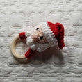Load image into Gallery viewer, Hand Crochet Santa Rattle - Christmas
