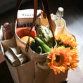 Load image into Gallery viewer, Heavy Canvas Tote Bag | Reusable Multi-Pocket Market Tote
